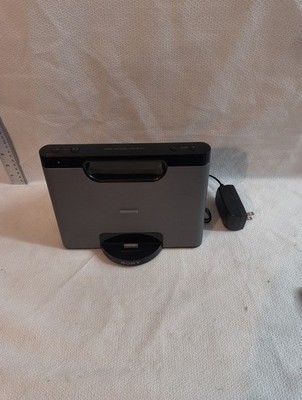 Sony RDP-M5iP Portable Black Speaker System for iPod and iPhone - Works!