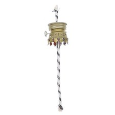 Adjustable Kerosene Lamp Holder Metal And Cotton Rope Oil Base