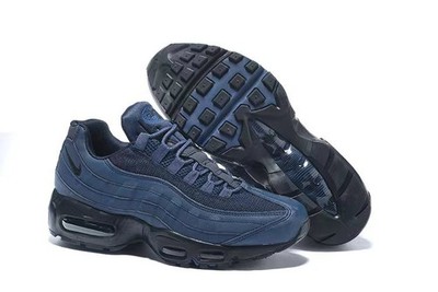 Nike Air Max 95 OG Neon Retro Navy Blue Sport Comfortable Running