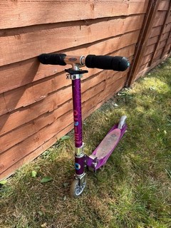 Micro Scooters Micro Sprite Purple Stripe Push Scooter