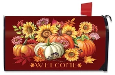 Fall Beauty Mailbox Cover Standard Size