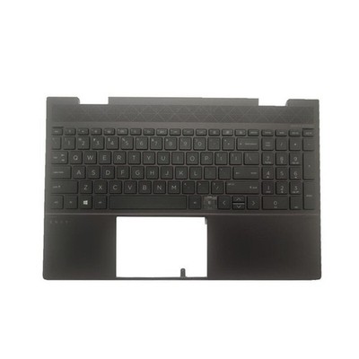 For HP X360 15-ED 15-EE L93119-001 Brown Palmrest w/Backlit Keyboard Fingerprint