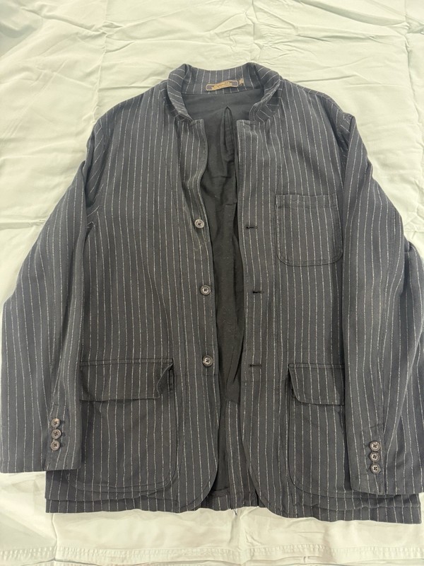 RALPH LAUREN & CO PIN STRIPE BLAZER SZ XL - VINTAGE 