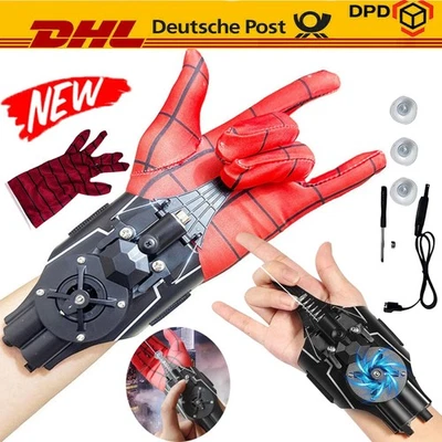 MARKENLOS Spiderman Web Schnur Launcher Spielzeug elektrische Rolle in Spider Web Shooter