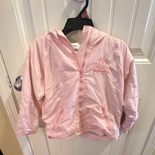 Vintage Pink Embroidered Walt Disney World Jacket Kids Medium