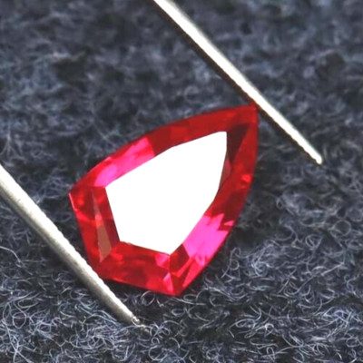 8 CT Blood Red Ruby Certified AAA+ Loose Gemstone BURMA Pigeon Best Fancy Cut