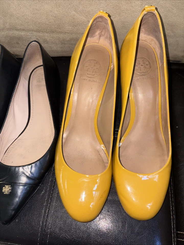 Tory Burch женские 2 пары.  Обувь Hells и плоский # 10 - Изображение 3 из 4