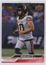 2024 Upper Deck CFL Exclusives 76/100 Sean Whyte #40 1lm9