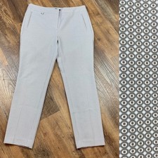 Adrianna Papell Print Ankle Trousers Pants Sz 10