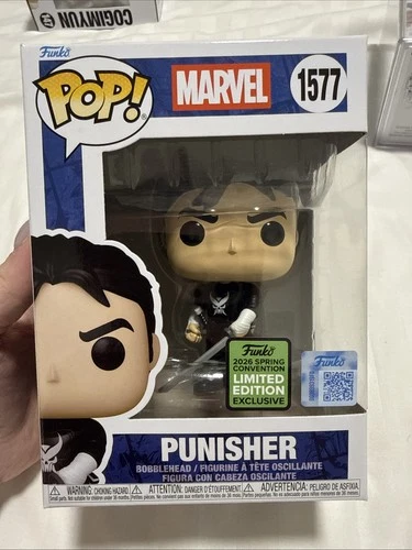 Funko Pop! Marvel-Punisher ECCC 2026 Con Sticker Exclusive #1577