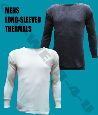 mens white thermal top