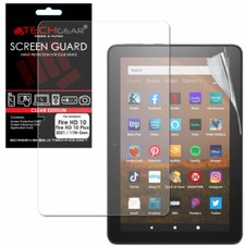 1x TECHGEAR Clear Screen Protector Covers for Amazon Fire HD 10 2021 / 11th Gen