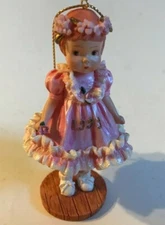 NEW ~ EFFANBEE DOLL CO. ~ 1999 CHRISTMAS DOLL ORNAMENT ~  #F067