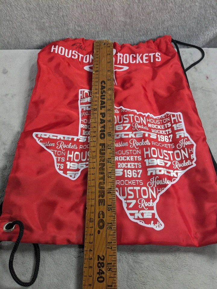 Bolso Mochila Texas Houston Rockets con Cordón NBA Houston Rockets Foto 2 de 4