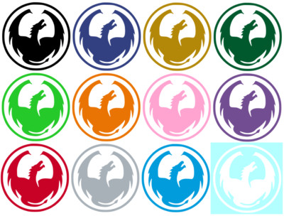 DRAGON ~ DECAL / STICKER ~ 2 SIZES AVAILABLE ~ FOR SMALLER SIZE SEE LINK BELOW