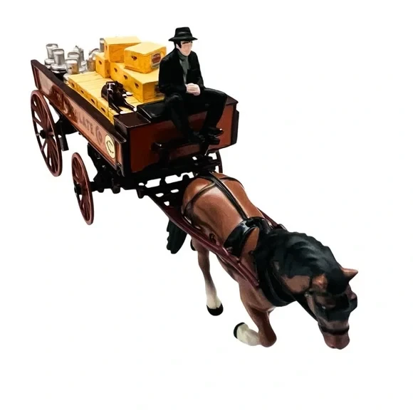 Matchbox Collectibles Platinum Horse Drawn Hersheys Chocolate Die-Cast Wagon - Image 3 of 4