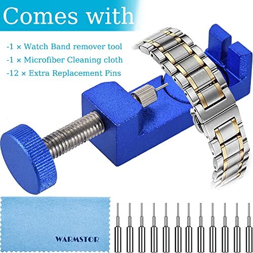 Watch Band Remover kit Watch Link Tool with 12 Extra Pins for Watch Strap Link - Picture 2 of 7