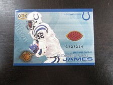 2001 Pacific Dynagon # 8 Edgerrin James Football Card (CR) # 142/214 Colts