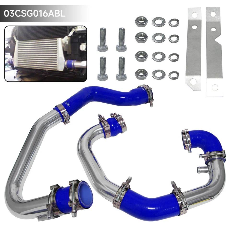 Kit de tubería intercooler azul para Audi A4 1.8T Turbo B6 Quattro 2002-2006 Foto 4 de 4