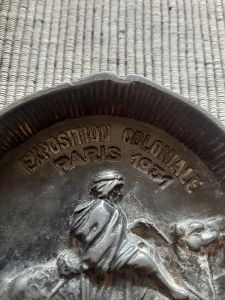 Coupelle Exposition Coloniale Paris 1931 Orientaliste Touareg Afrique - Photo 3/4