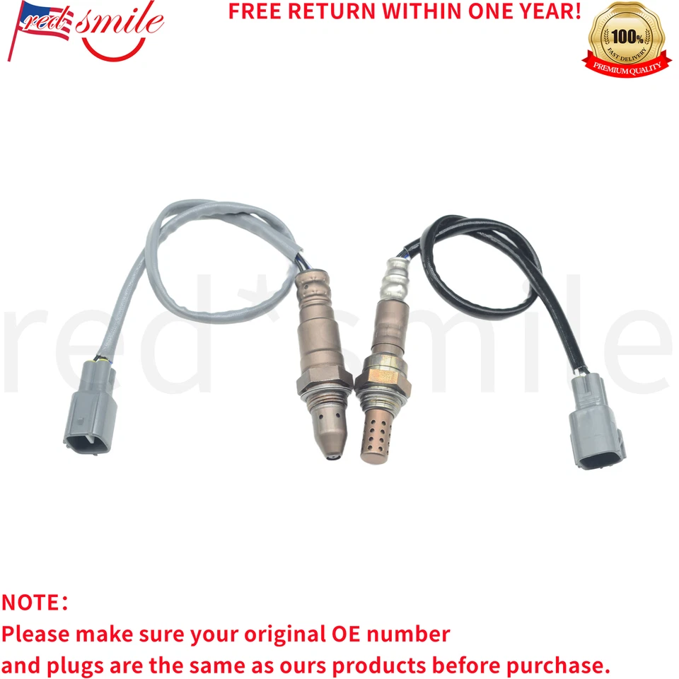2PCS Oxygen O2 Sensor Upstream & Downstream For 2012-2016 Toyota Camry 2.5L USA - Image 2 of 4