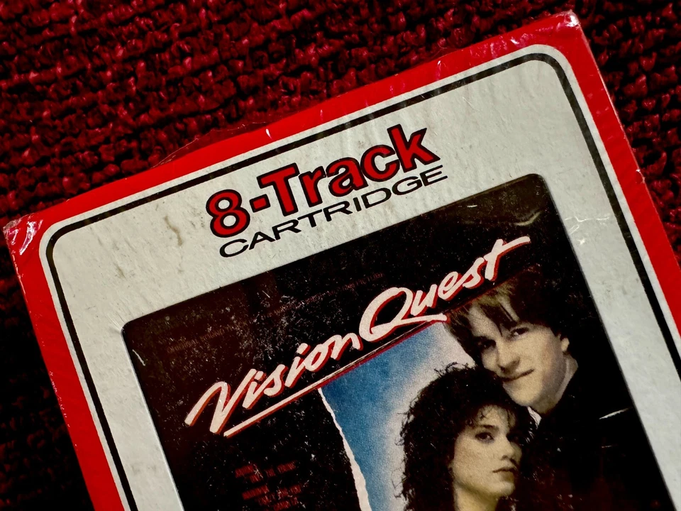 MADONNA VISION QUEST 8 TRACK SEALED TAPE CRAZY FOR YOU GAMBLER PROMO LP BOX 1985 - Image 2 of 4