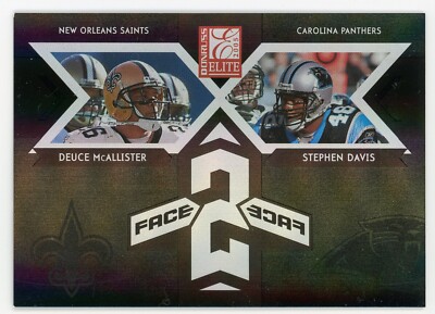 2005 Donruss Elite Deuce McAlliser Stephen Davis Face 2 Face Black #/500