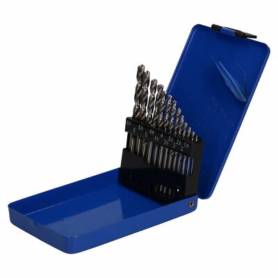 13-teiliger Engineering HSS-Bohrer 1,5-6,5 mm 135 Grad Split Point geschliffe...