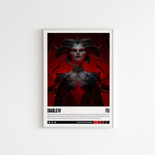 Diablo IV (2023) Videospiel Kunst Poster / Druck
