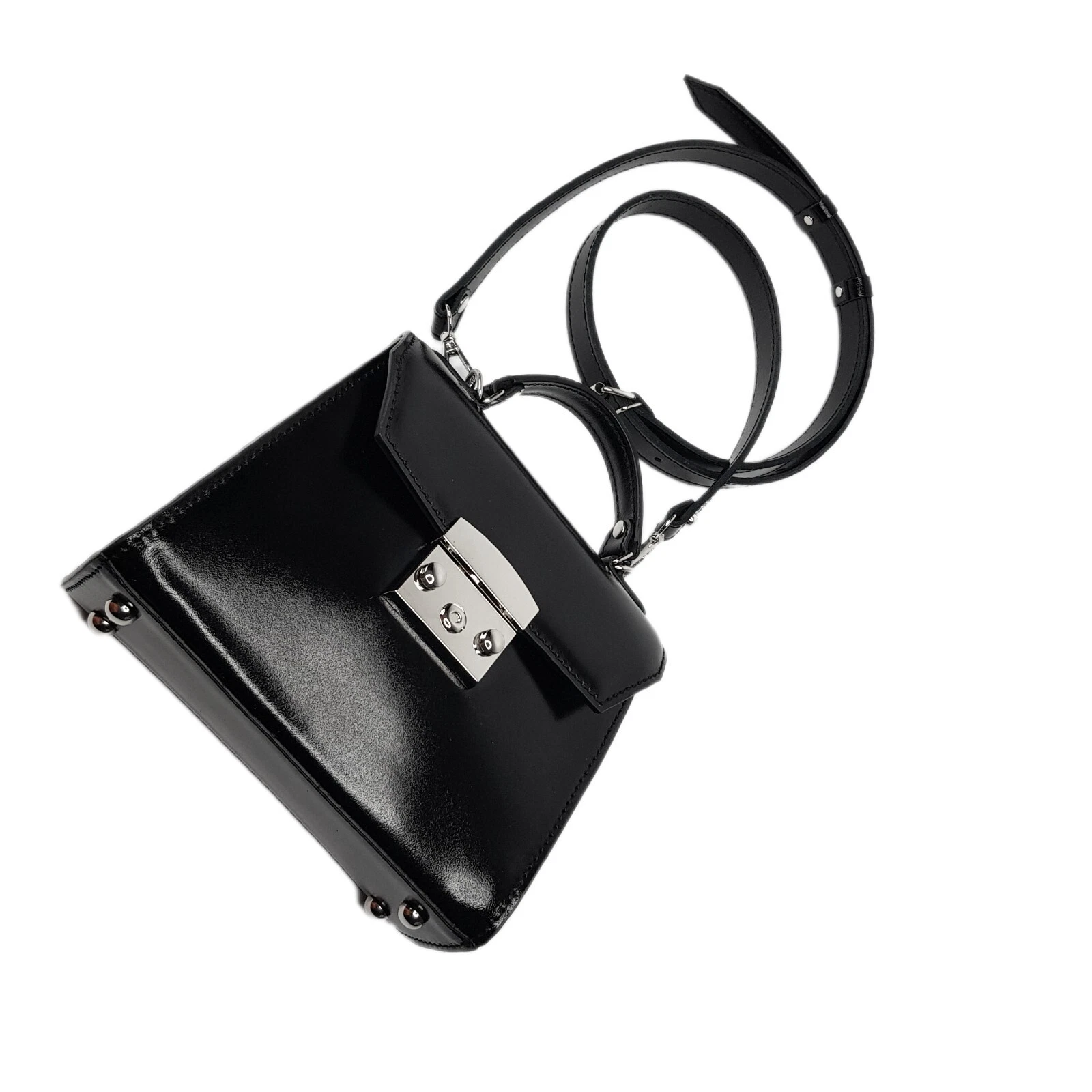 COACH Borsa a tracolla donna VERA PELLE nera donna borsa a tracolla regalo per lei