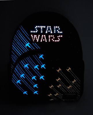 ?Loungefly Star Wars Neon Ships Glow-In-The-Dark Light-Up  display picture 1