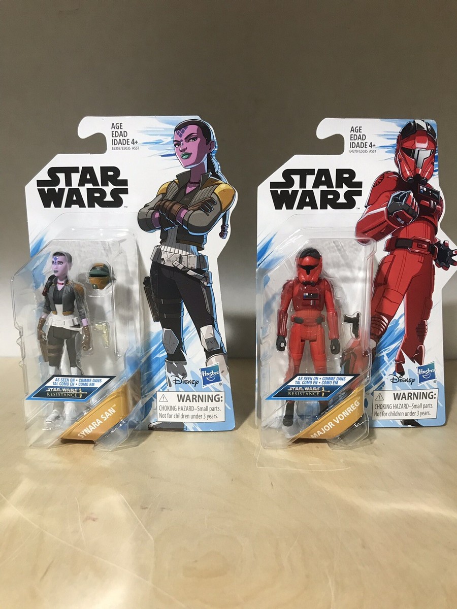 STAR WARS RESISTANCE figure SET SYNARA, VONREG, DOZA, PYRE, STORMTROOPER,  KAZ