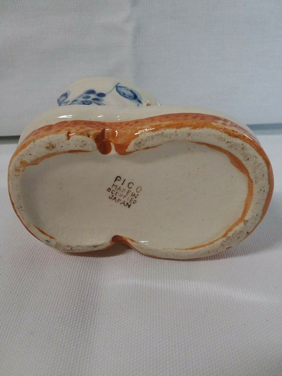 Vintage ceramic shoe Hand Painted Made in Occupied Japan PICO