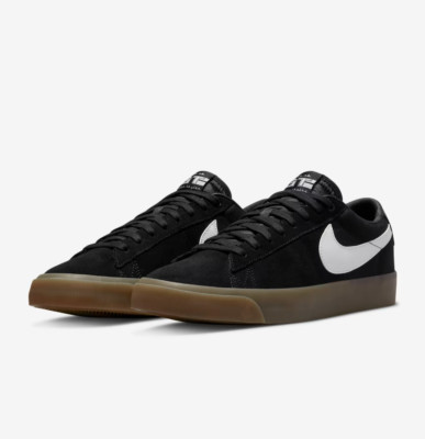 NIKE SB Zoom Blazer LOW Pro GT DC7695-004 Schwarz Schwarz Weiß Weiß