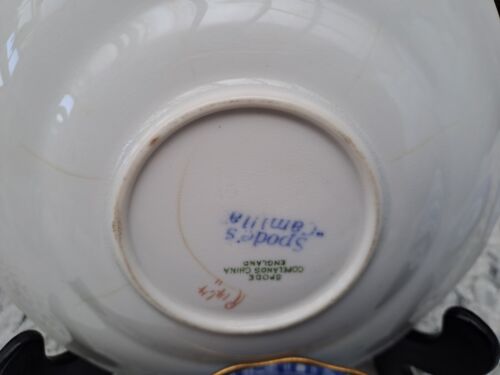Antique Spode Copeland Blue Camilla *Damaged for display only* - Picture 8 of 9