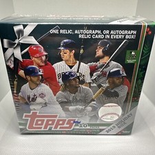 2019 TOPPS HOLIDAY MEGA BOX Sealed Tatis Jr Guerrero Jr RCs 1 Relic Or Auto /box