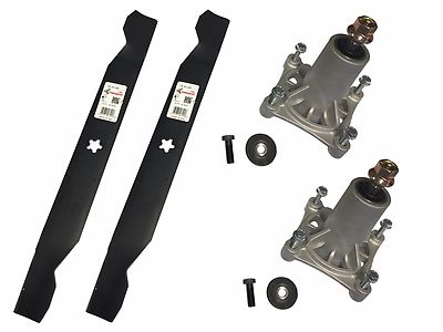 #ad CRAFTSMAN 42quot; DECK REBUILD KIT TWO SPINDLES 187292 amp; TWO BLADES 138971 917276600 $47.80