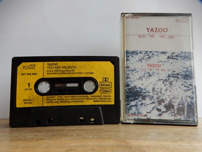 YAZOO YOU AND ME BOTH MUSIK KASSETTE MC TAPE DOLBY 1983 MUTE RECORD CLARKE MOYET