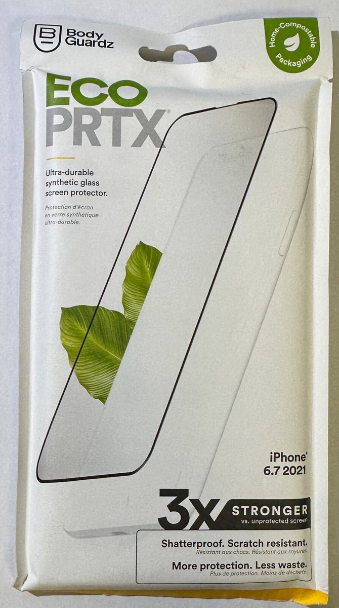 BodyGuardz ECO PRTX Durable Synthetic Glass Screen Protector iPhone 13 Pro  Max - Main Image