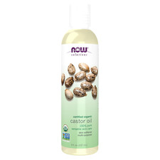 NOW Foods Solutions, Organic Castor Oil, 100 Pure Versatile Skin Care, Multi-Pu