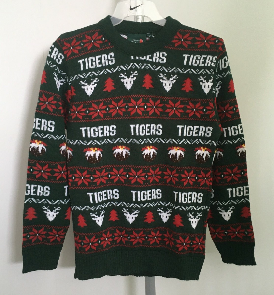 Leicester Tigers Christmas Jumper Junior Size 6-7 Years Brand New