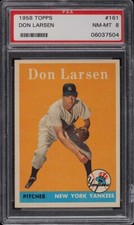 1958 TOPPS DON LARSEN #161 PSA 8 NM-MT-CENTERED