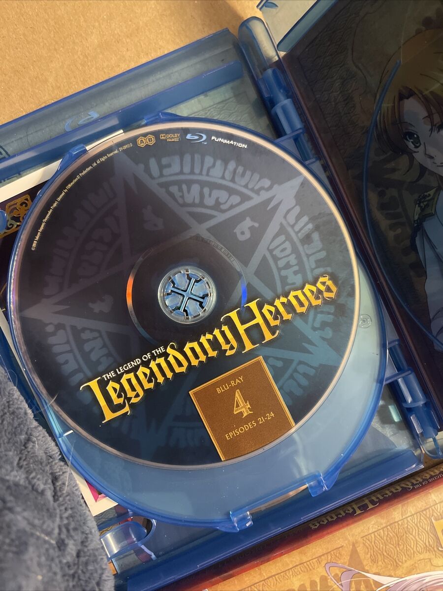 The Legend of the Legendary Heroes Season 1 Pt. 1 & 2 blu-ray/& Tarot Card  Anime