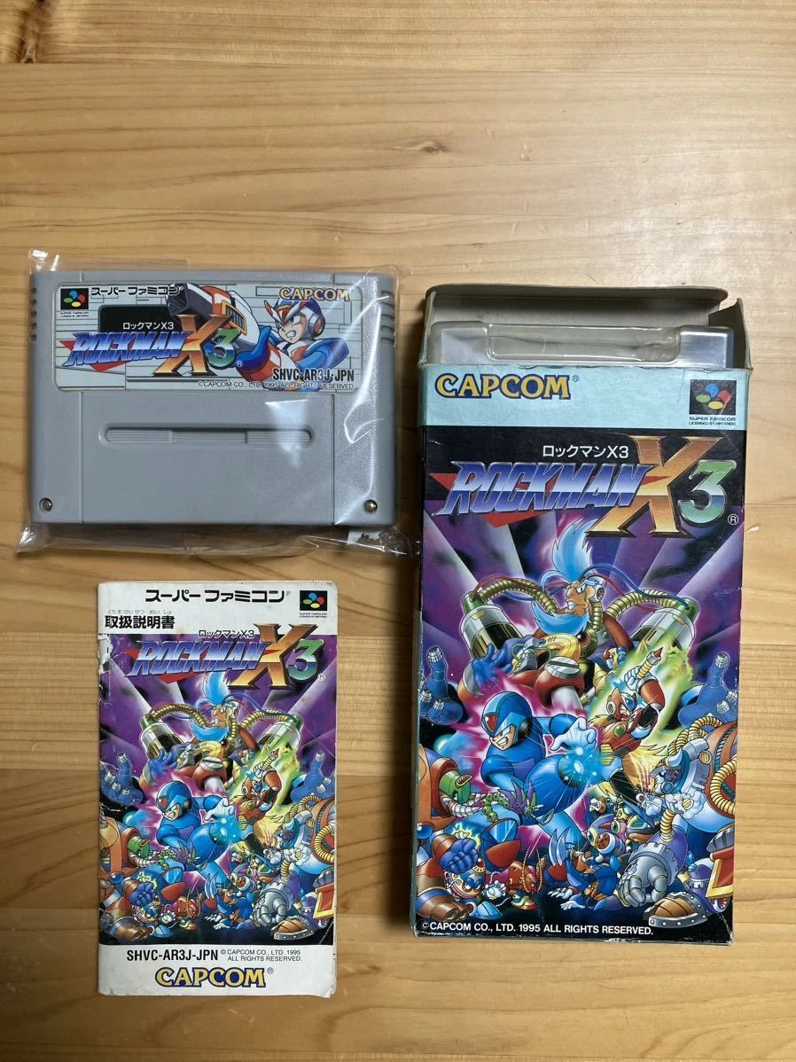 Nintendo Super Family Computer SFC Used game Rockman X3 Capcom