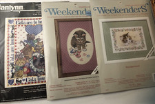 Cross Stitch Kit- Janlyn or Weekenders- Cat Themed