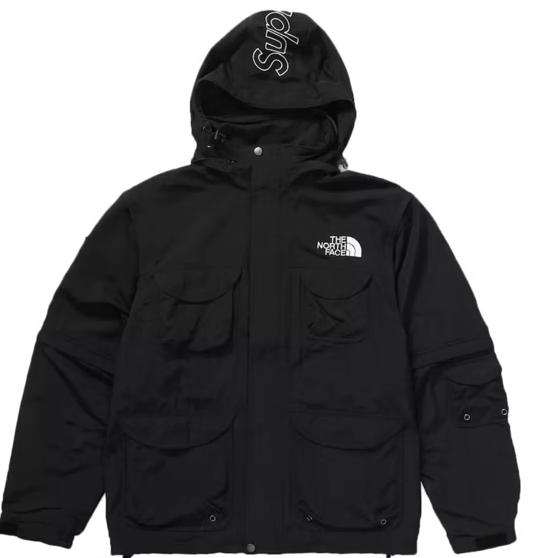 ⭐Supreme X The North Face Trekking Convertible Jacket Vest Black WITH FREE  GIFTS