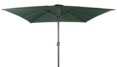 Sonnenschirm 3.0 M. QUADRATISCH Kurbel Schirm Gartenschirm 5 Farben