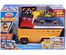 Thomas & Friends Super Cruiser with Stefano—large vehicle & track 2-in-1 Playset