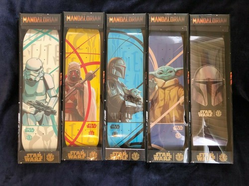 Planche De Skate ELEMENT X STAR WARS THE MANDALORIAN BESKAR - Edition Collector 8.25" - Deck Graphique Unique