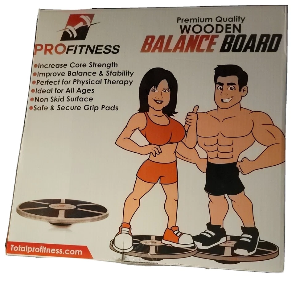 Tabla de equilibrio de madera Profitness calidad premium Foto 2 de 4